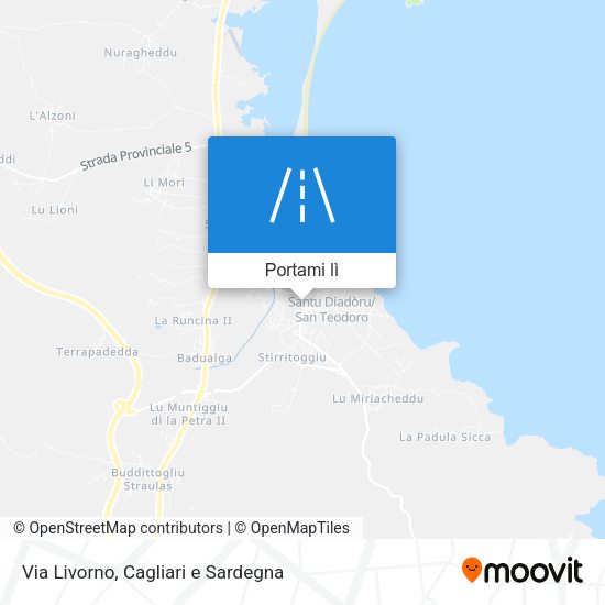 Mappa Via Livorno
