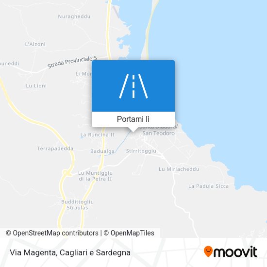 Mappa Via Magenta