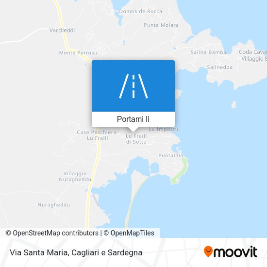 Mappa Via Santa Maria