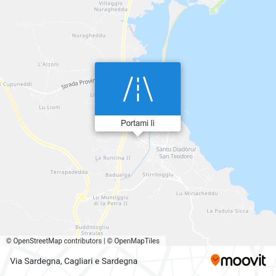 Mappa Via Sardegna
