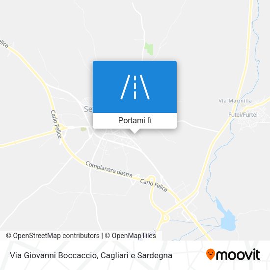 Mappa Via Giovanni Boccaccio