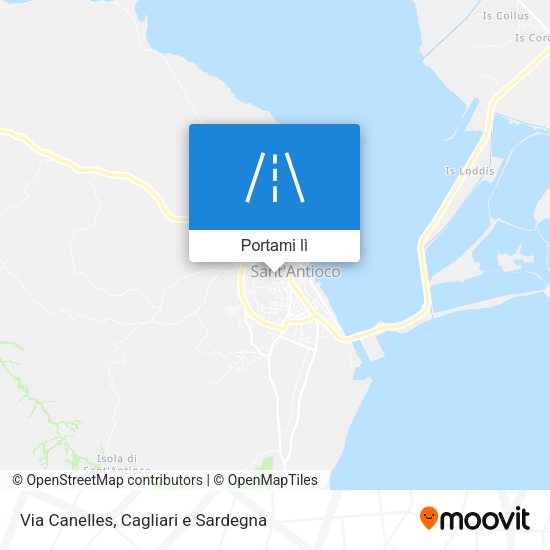 Mappa Via Canelles