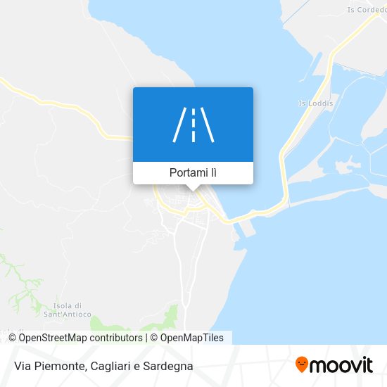Mappa Via Piemonte