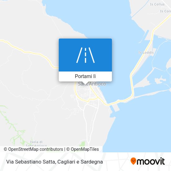 Mappa Via Sebastiano Satta