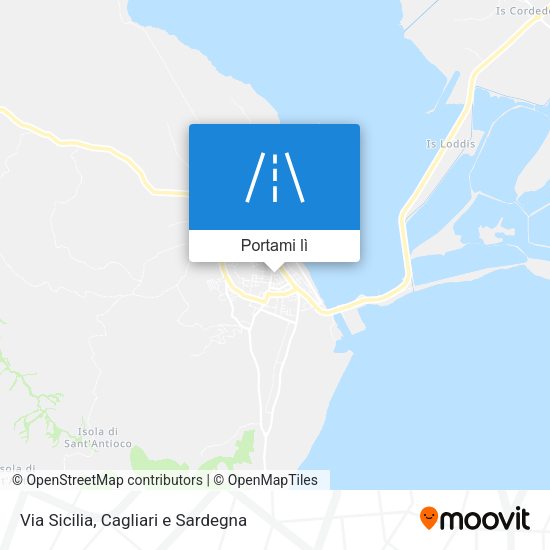 Mappa Via Sicilia