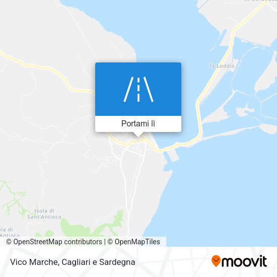 Mappa Vico Marche
