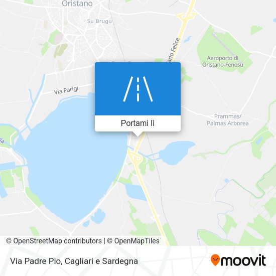 Mappa Via Padre Pio