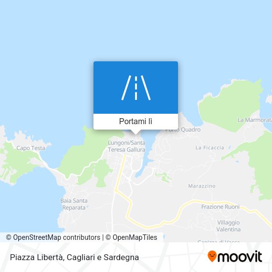 Mappa Piazza Libertà