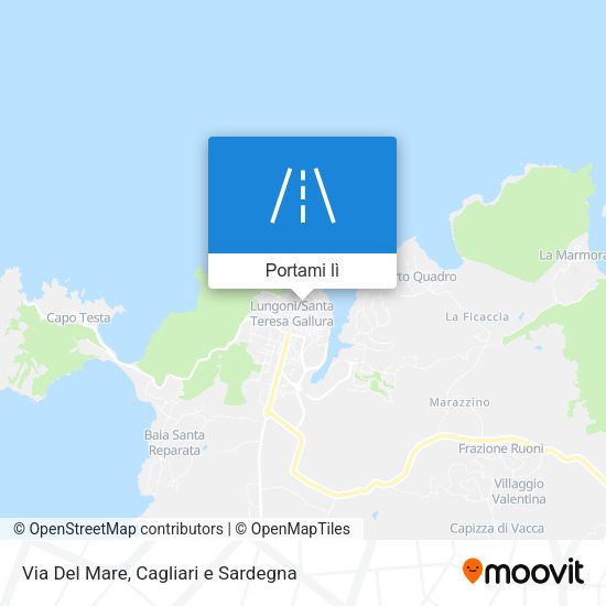 Mappa Via Del Mare