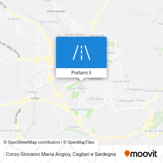 Mappa Corso Giovanni Maria Angioy