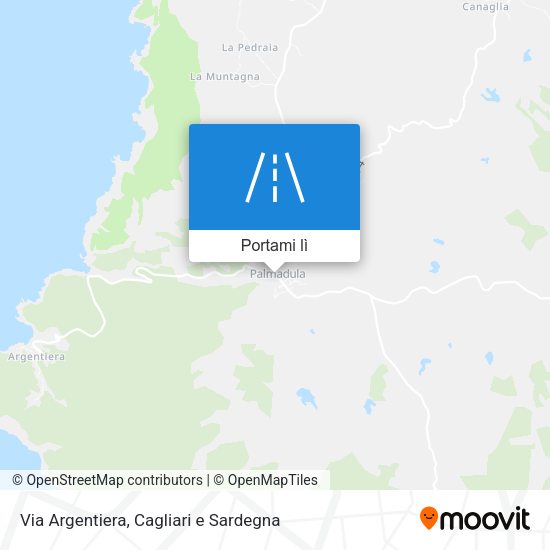 Mappa Via Argentiera