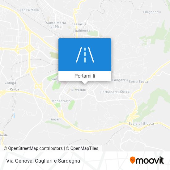 Mappa Via Genova