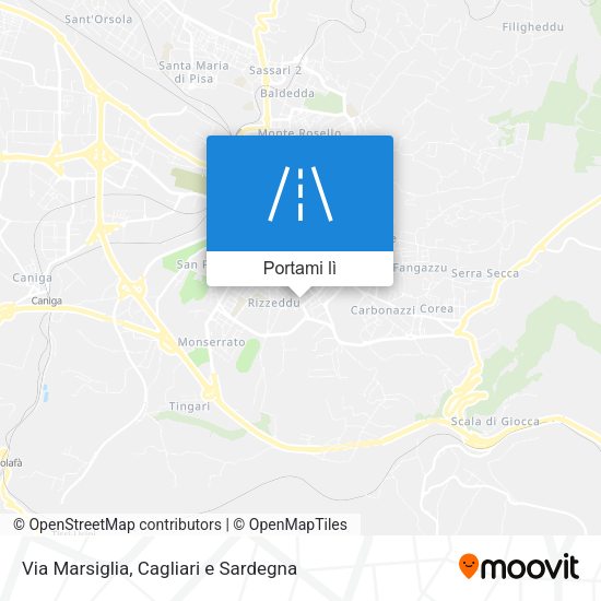 Mappa Via Marsiglia