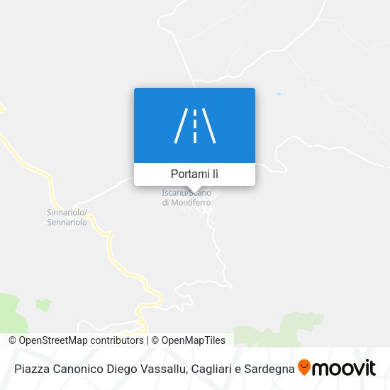Mappa Piazza Canonico Diego Vassallu