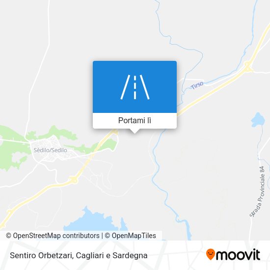 Mappa Sentiro Orbetzari