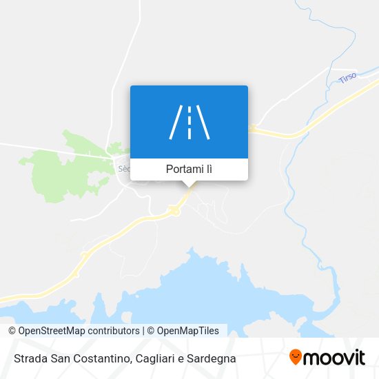 Mappa Strada San Costantino