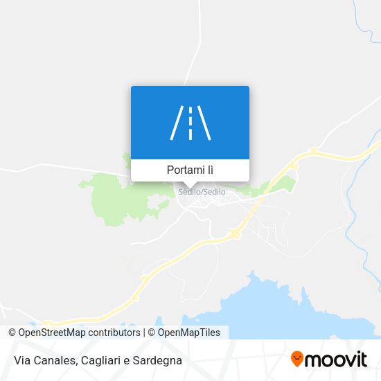 Mappa Via Canales