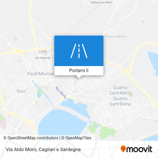 Mappa Via Aldo Moro