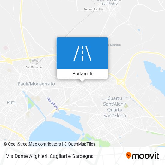 Mappa Via Dante Alighieri