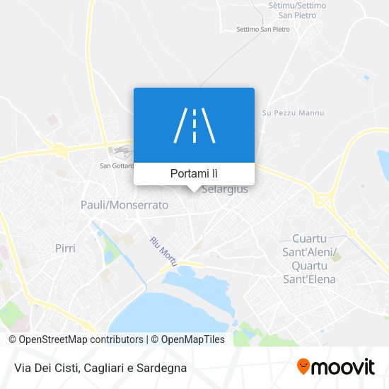 Mappa Via Dei Cisti