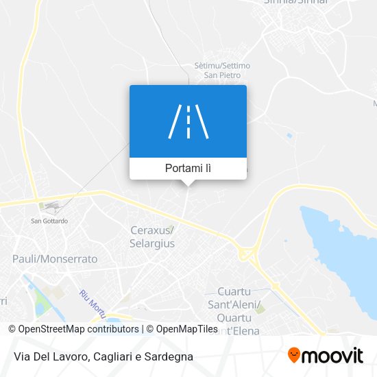 Mappa Via Del Lavoro