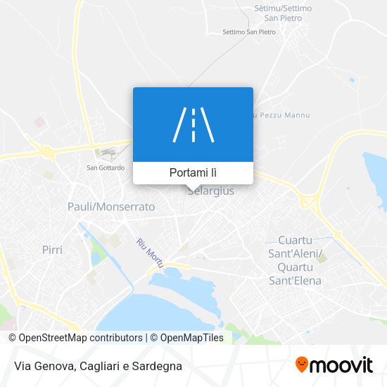 Mappa Via Genova