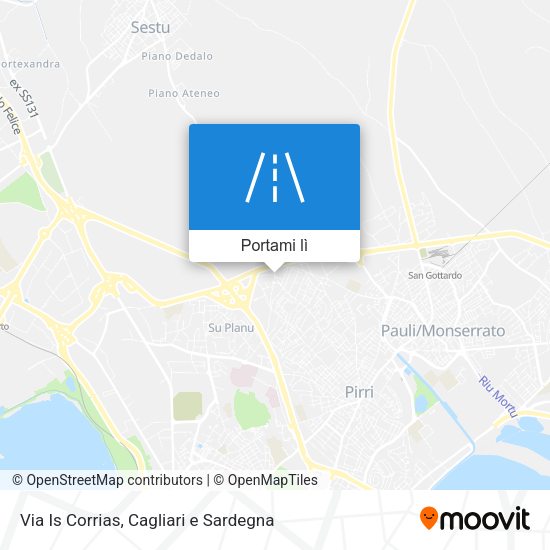 Mappa Via Is Corrias