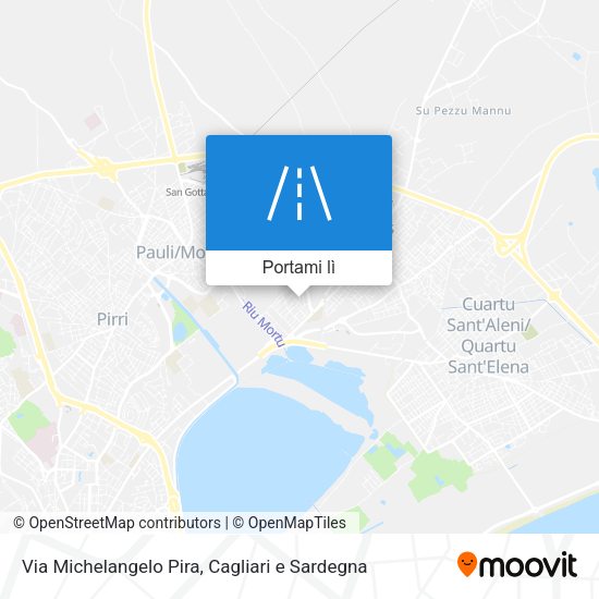 Mappa Via Michelangelo Pira