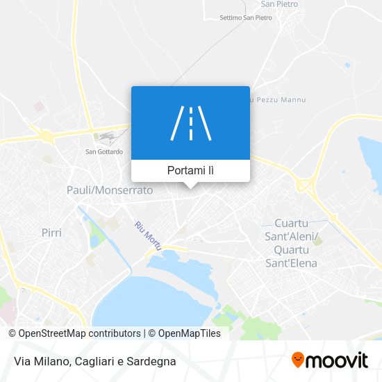Mappa Via Milano