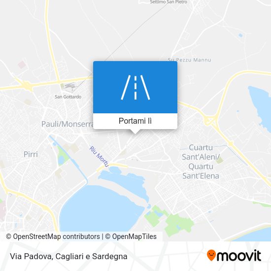 Mappa Via Padova