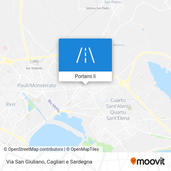 Mappa Via San Giuliano