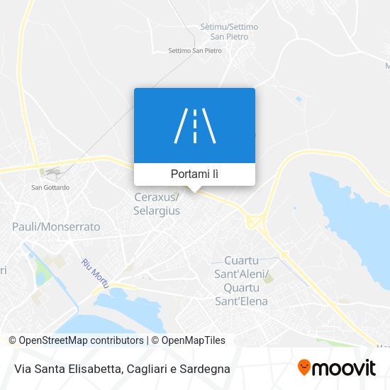 Mappa Via Santa Elisabetta