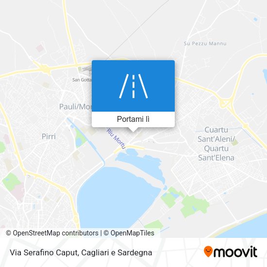 Mappa Via Serafino Caput