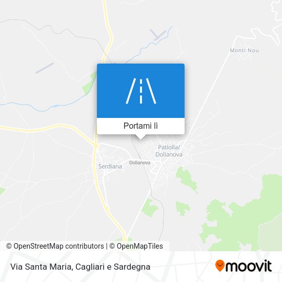 Mappa Via Santa Maria