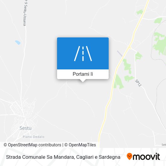 Mappa Strada Comunale Sa Mandara
