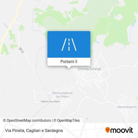 Mappa Via Pineta