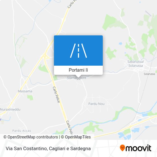 Mappa Via San Costantino