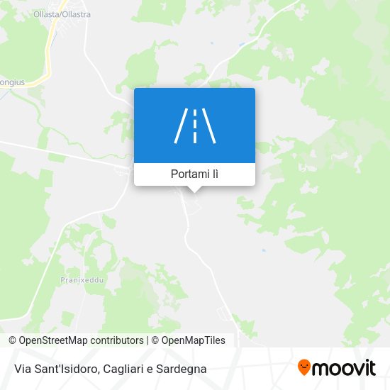 Mappa Via Sant'Isidoro
