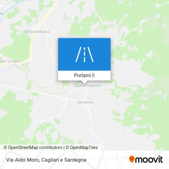 Mappa Via Aldo Moro