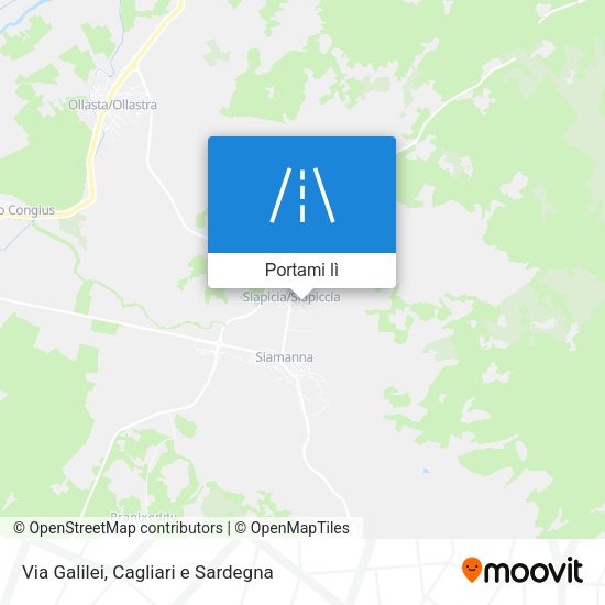 Mappa Via Galilei