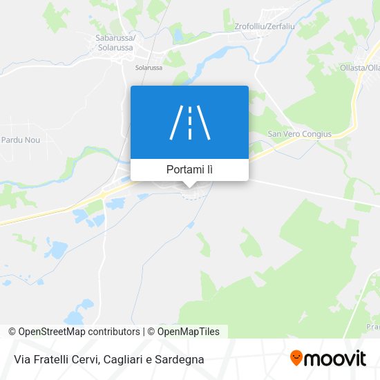Mappa Via Fratelli Cervi