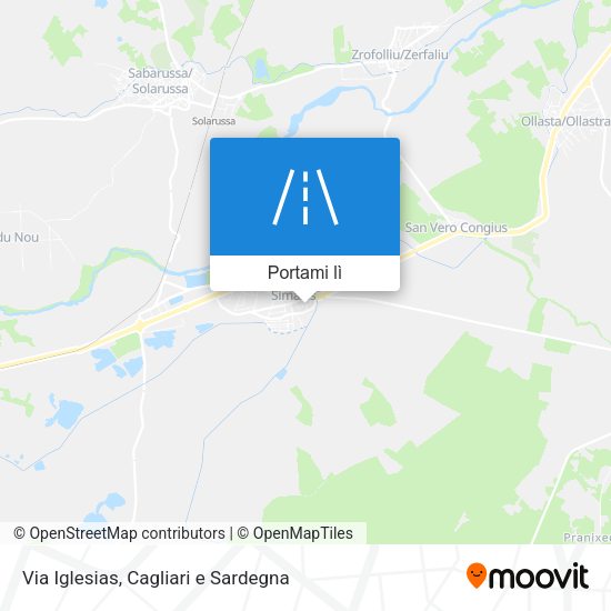 Mappa Via Iglesias