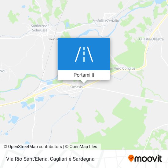 Mappa Via Rio Sant'Elena