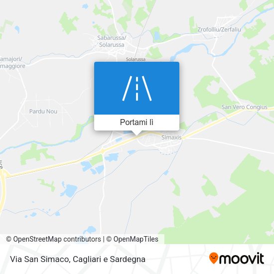 Mappa Via San Simaco