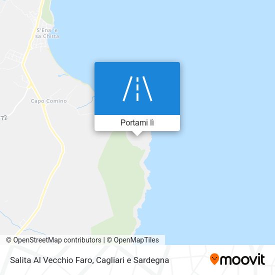 Mappa Salita Al Vecchio Faro