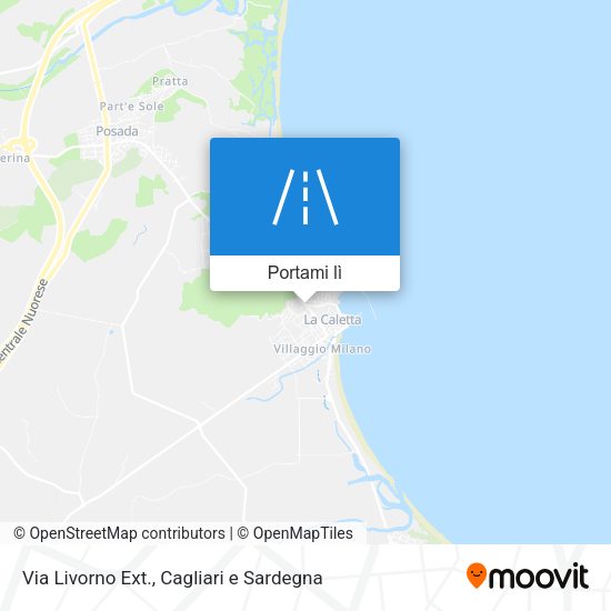 Mappa Via Livorno Ext.