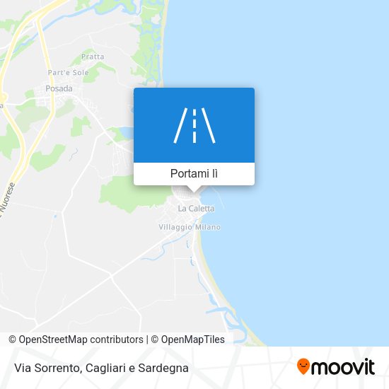 Mappa Via Sorrento