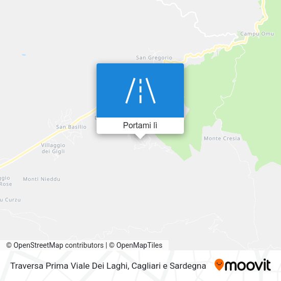 Mappa Traversa Prima Viale Dei Laghi