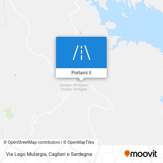 Mappa Via Lago Mulargia