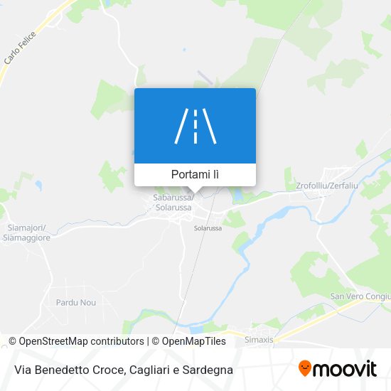 Mappa Via Benedetto Croce